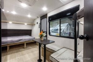 2026 Forest River Cherokee Wolf Pup 17LP Small Bunkhouse Travel Trailer Interior Image