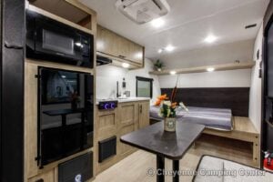 2026 Forest River Cherokee Wolf Pup 17LP Small Bunkhouse Travel Trailer Interior Image