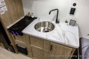 2026 Forest River Cherokee Wolf Pup 17LP Small Bunkhouse Travel Trailer Interior Image