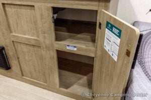 2026 Forest River Cherokee Wolf Pup 17LP Small Bunkhouse Travel Trailer Interior Image