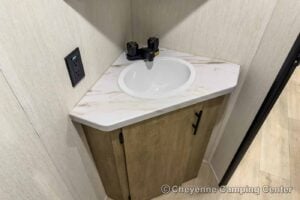 2026 Forest River Cherokee Wolf Pup 17LP Small Bunkhouse Travel Trailer Interior Image