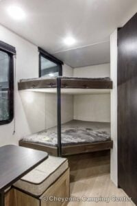 2026 Forest River Cherokee Wolf Pup 17LP Small Bunkhouse Travel Trailer Interior Image