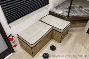 2026 Forest River Cherokee Wolf Pup 17LP Small Bunkhouse Travel Trailer Interior Image