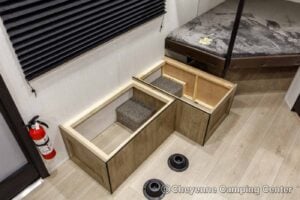 2026 Forest River Cherokee Wolf Pup 17LP Small Bunkhouse Travel Trailer Interior Image