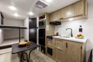 2027 Forest River Cherokee Wolf Pup 17LP Small Bunkhouse Travel Trailer Interior Image