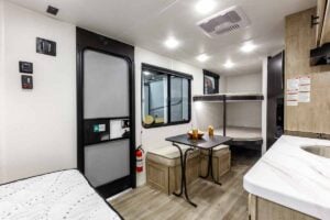 2027 Forest River Cherokee Wolf Pup 17LP Small Bunkhouse Travel Trailer Interior Image