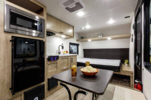 2027 Forest River Cherokee Wolf Pup 17LP Small Bunkhouse Travel Trailer Interior Image
