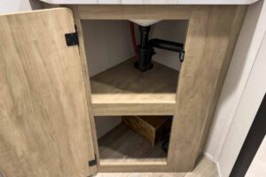2027 Forest River Cherokee Wolf Pup 17LP Small Bunkhouse Travel Trailer Interior Image