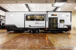 2026 Forest River Sierra 41DUPLEX Destination Trailer Exterior Image