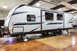 2021 Crossroads Volante Lite 29RB Rear Bathroom Couples Camper Exterior Image