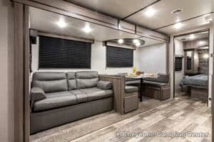 2021 Crossroads Volante Lite 29RB Rear Bathroom Couples Camper Interior Image