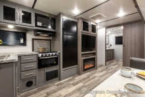 2021 Crossroads Volante Lite 29RB Rear Bathroom Couples Camper Interior Image