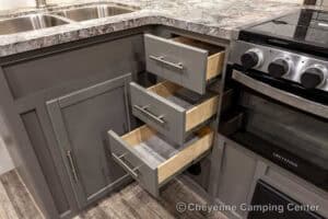 2021 Crossroads Volante Lite 29RB Rear Bathroom Couples Camper Interior Image