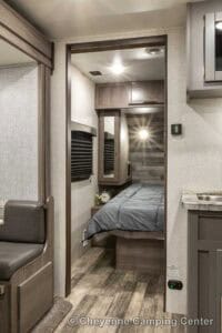 2021 Crossroads Volante Lite 29RB Rear Bathroom Couples Camper Interior Image