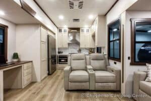 2026 Forest River Cedar Creek 39RKB Rear Kitchen Fifth Wheel Interior Image
