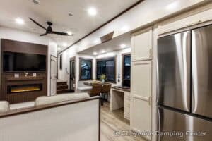 2026 Forest River Cedar Creek 39RKB Rear Kitchen Fifth Wheel Interior Image