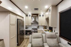 2026 Forest River Cedar Creek 39RKB Rear Kitchen Fifth Wheel Interior Image