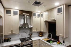 2026 Forest River Cedar Creek 39RKB Rear Kitchen Fifth Wheel Interior Image