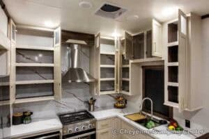 2026 Forest River Cedar Creek 39RKB Rear Kitchen Fifth Wheel Interior Image
