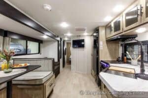 2026 Forest River Cherokee Grey Wolf 29TE Bunkhouse Travel Trailer Interior Image
