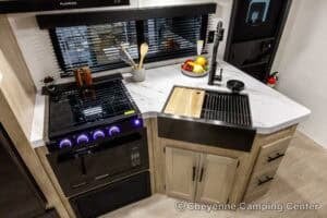 2026 Forest River Cherokee Grey Wolf 29TE Bunkhouse Travel Trailer Interior Image