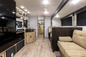 2027 Forest River Cherokee Grey Wolf 29TE Bunkhouse Travel Trailer Interior Image