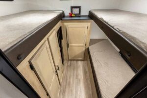 2027 Forest River Cherokee Grey Wolf 29TE Bunkhouse Travel Trailer Interior Image