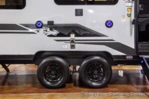 2026 Forest River Cherokee Grey Wolf Black Label 20RDSEBL Couples Travel Trailer Exterior Image