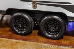 2026 Forest River Cherokee Grey Wolf Black Label 20RDSEBL Couples Travel Trailer Exterior Image