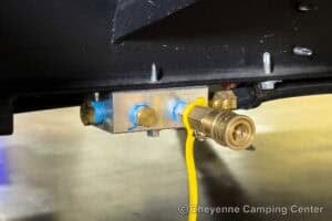 2026 Forest River Cherokee Grey Wolf Black Label 20RDSEBL Couples Travel Trailer Exterior Image