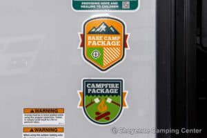 2026 Forest River Cherokee Grey Wolf Black Label 20RDSEBL Couples Travel Trailer Exterior Image