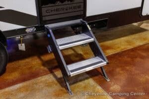 2026 Forest River Cherokee Grey Wolf Black Label 20RDSEBL Couples Travel Trailer Exterior Image