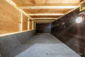 2026 Forest River Cherokee Grey Wolf Black Label 20RDSEBL Couples Travel Trailer Exterior Image