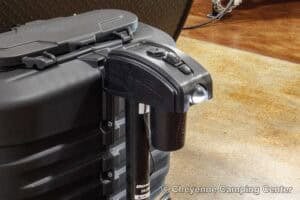 2026 Forest River Cherokee Grey Wolf Black Label 20RDSEBL Couples Travel Trailer Exterior Image