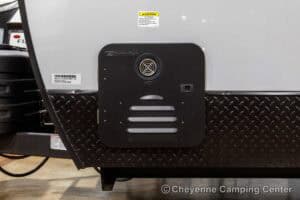 2026 Forest River Cherokee Grey Wolf Black Label 20RDSEBL Couples Travel Trailer Exterior Image