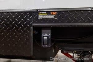 2026 Forest River Cherokee Grey Wolf Black Label 20RDSEBL Couples Travel Trailer Exterior Image