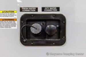 2026 Forest River Cherokee Grey Wolf Black Label 20RDSEBL Couples Travel Trailer Exterior Image