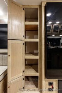 2026 Forest River Cherokee Grey Wolf Black Label 20RDSEBL Couples Travel Trailer Interior Image