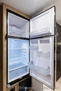 2026 Forest River Cherokee Grey Wolf Black Label 20RDSEBL Couples Travel Trailer Interior Image