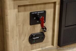 2026 Forest River Cherokee Grey Wolf Black Label 20RDSEBL Couples Travel Trailer Interior Image