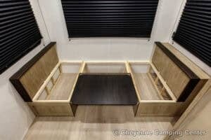 2026 Forest River Cherokee Grey Wolf Black Label 20RDSEBL Couples Travel Trailer Interior Image