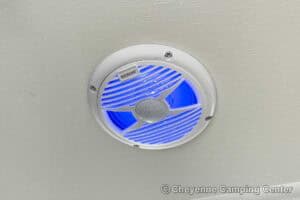 2026 Forest River Cherokee Grey Wolf Black Label 20RDSEBL Couples Travel Trailer Interior Image