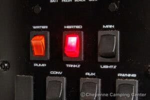 2026 Forest River Cherokee Grey Wolf Black Label 20RDSEBL Couples Travel Trailer Interior Image