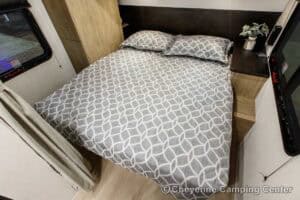 2026 Forest River Cherokee Grey Wolf Black Label 20RDSEBL Couples Travel Trailer Interior Image