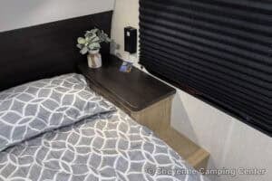 2026 Forest River Cherokee Grey Wolf Black Label 20RDSEBL Couples Travel Trailer Interior Image