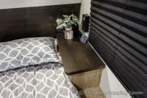 2026 Forest River Cherokee Grey Wolf Black Label 20RDSEBL Couples Travel Trailer Interior Image