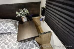 2026 Forest River Cherokee Grey Wolf Black Label 20RDSEBL Couples Travel Trailer Interior Image