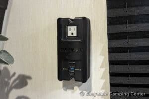 2026 Forest River Cherokee Grey Wolf Black Label 20RDSEBL Couples Travel Trailer Interior Image