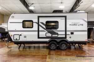 2026 Forest River Flagstaff Micro Lite 21FBRS Small Travel Trailer Exterior Image