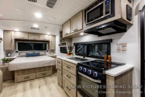 2027 Forest River Flagstaff Micro Lite 21FBRS Small Travel Trailer Interior Image